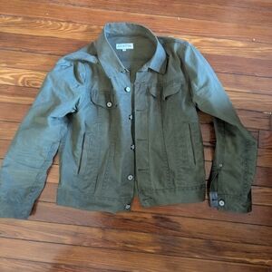 Gustin waxed canvas trucker jacket